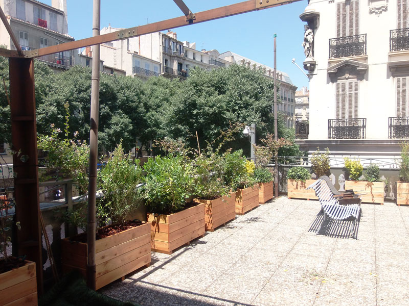 marseille paysagiste terrasse conception jardin ville