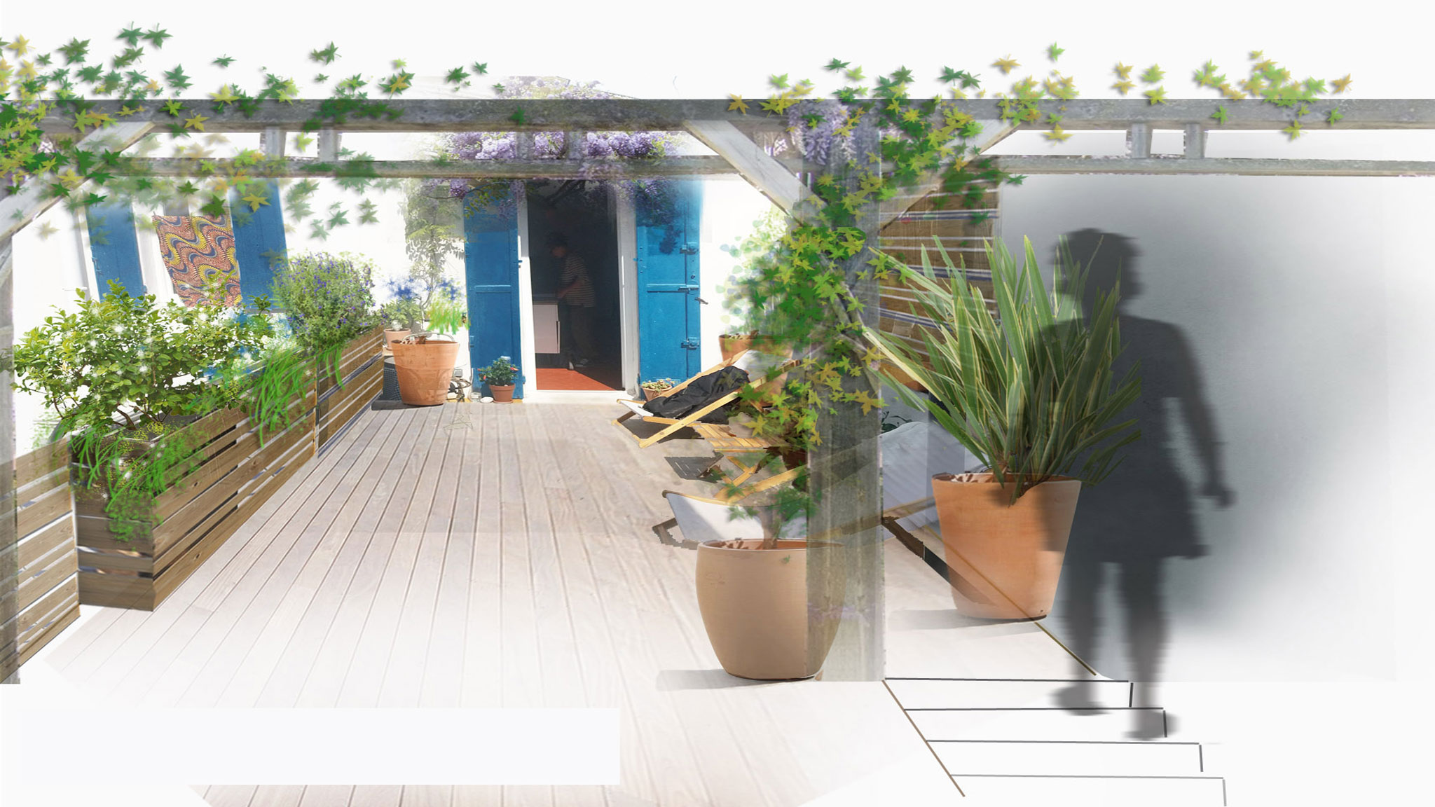 lulu jardine paysagiste à marseille vous explique comment s'organise un projet de jardin ou de terrasse